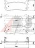 MAZDA BCYC2643Z Brake Pad Set, disc brake